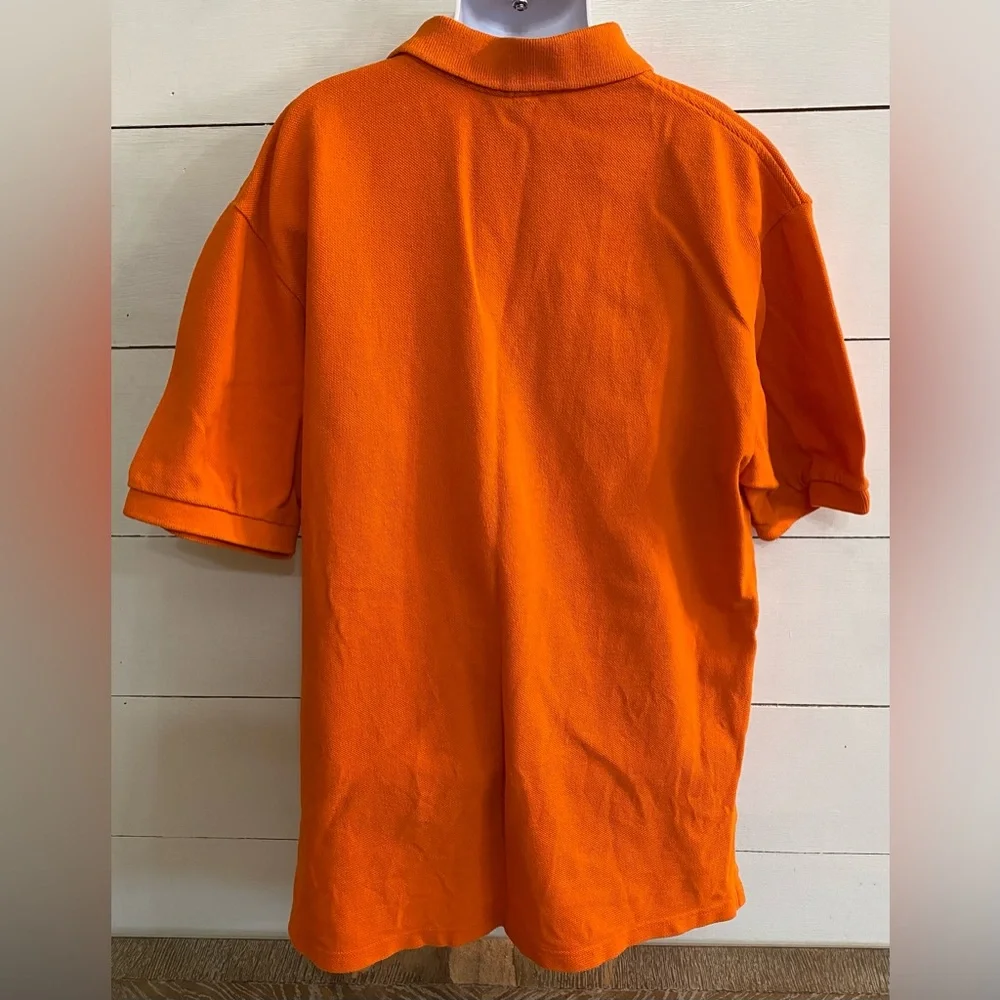 Polo Ralph Lauren Big‎ Boys’ Sz M Orange Iconic Mesh Polo Shirt